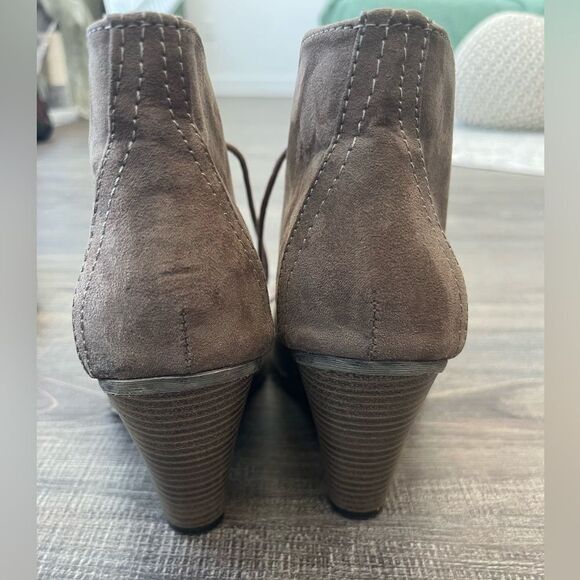 MIA Shawna Ankle Tie Booties Size 8 Women’s Brown Cottage - Picture 12 of 15